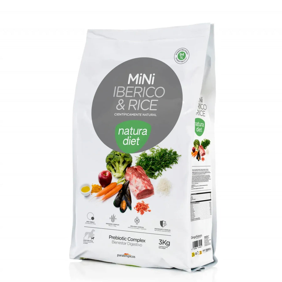 Natura Diet Iberico og ris Mini Hundefoder