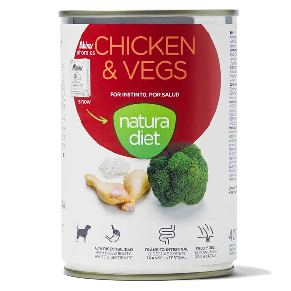 Natura Diet Vådfoder til Adult Hund Kylling 400 g