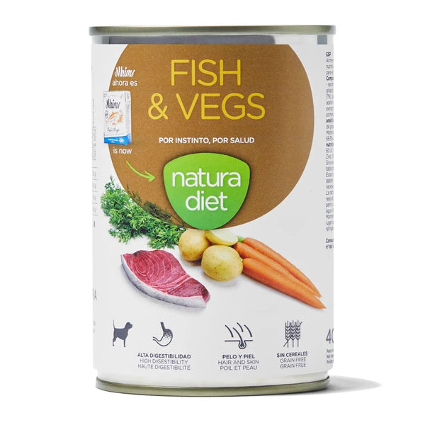 Natura Diet Vådfoder til Adult Hund Fisk 400 g