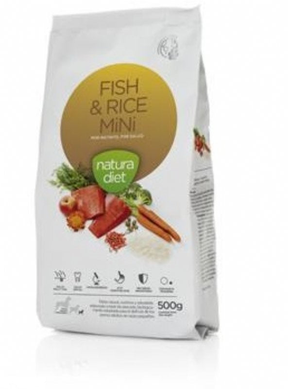 Natura Diet Fisk og ris Mini Hundefoder